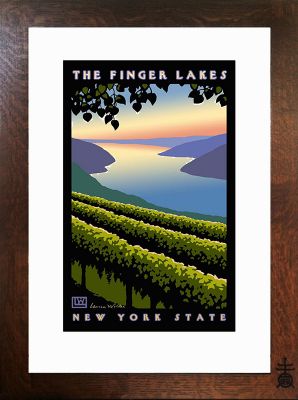 THE FINGER LAKES POSTER - Sm #3
