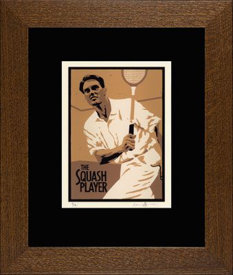 THE SQUASH PLAYERSerigraph #3