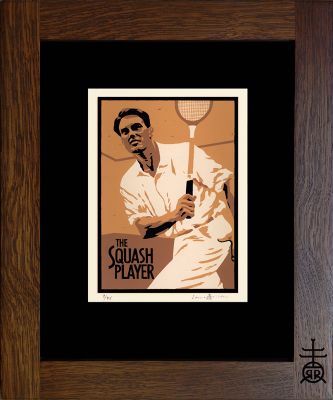 THE SQUASH PLAYERSerigraph #2